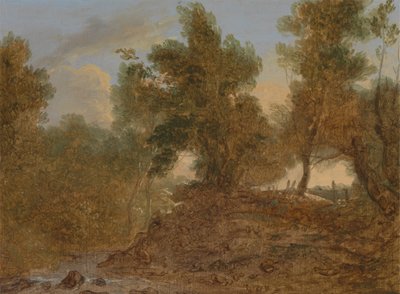 Et landskab ved Wick, Gloucestershire, 