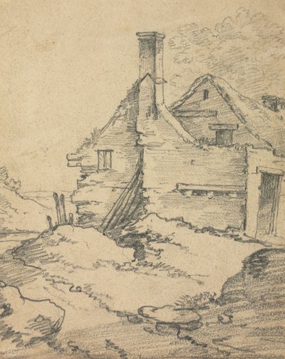 Huse i et Landskab. af Benjamin Barker