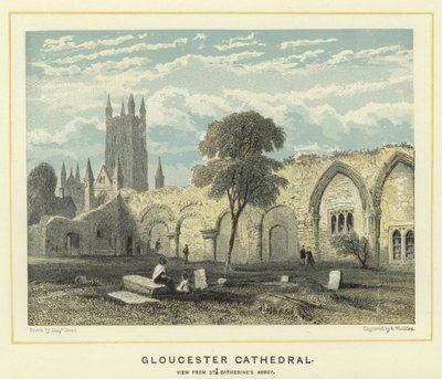 Gloucester Cathedral, udsigt fra St Catherine