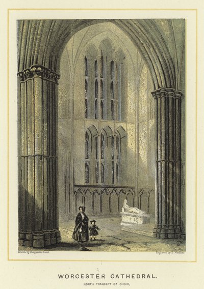 Worcester Cathedral, korets nordlige korsarm af Benjamin Baud