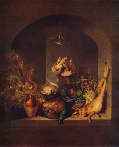 Stilleben, 1824 af Benjamin Blake