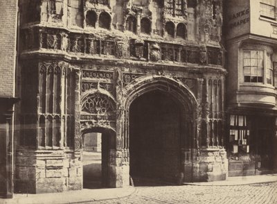 Christchurch Gateway, Canterbury af Benjamin Brecknell Turner