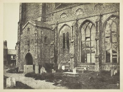 Sydsiden af Cromer Kirke, ca. 1850