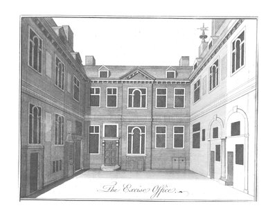 Skattekontoret., c1756 af Benjamin Cole