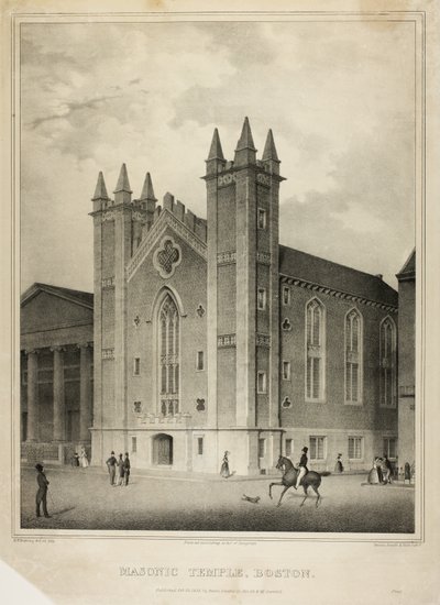 Frimurertemplet, Boston af Benjamin F. Nutting