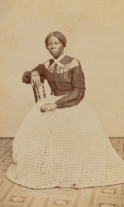 Carte-de-visit portræt af Harriet Tubman, 1868-1869. af Benjamin F. Powelson