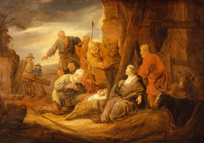 Hyrdernes tilbedelse (olie) af Benjamin Gerritsz. Cuyp