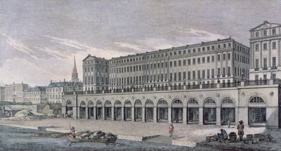 Bygningerne kaldet Adelphi, London, 1771 af Benjamin Green