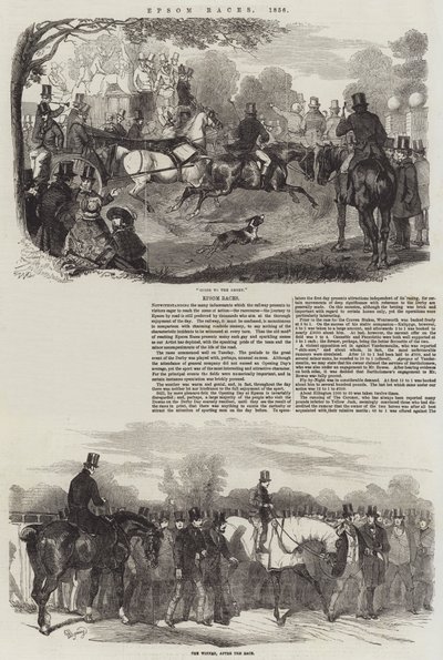 Epsom Races, 1856 af Benjamin Herring