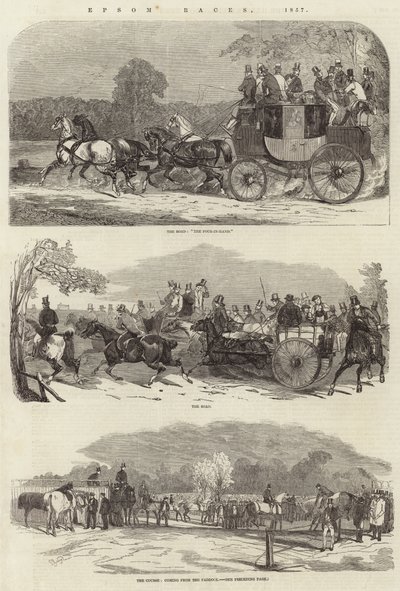Epsom Races, 1857 af Benjamin Herring