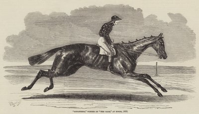 Sangerinde, vinder af The Oaks, i Epsom, 1852 af Benjamin Herring