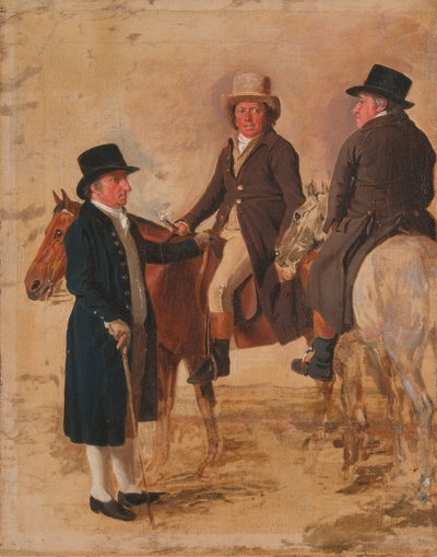 John Hilton, dommer af banen på Newmarket; John Fuller, kursusleder; og John Stevens, en træner af Benjamin Marshall