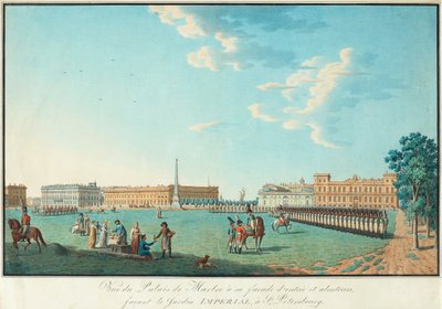 Marmorpaladset i Sankt Petersborg, ca. 1800 af Benjamin Paterssen