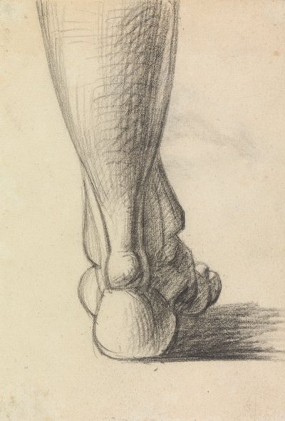 Anatomisk undersøgelse af en fods hæl af Benjamin Robert Haydon