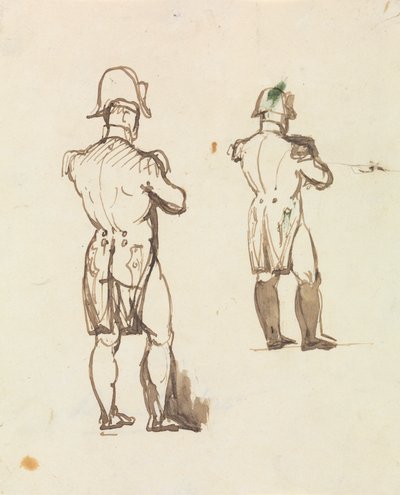 Studie for Napoleon Bonaparte af Benjamin Robert Haydon