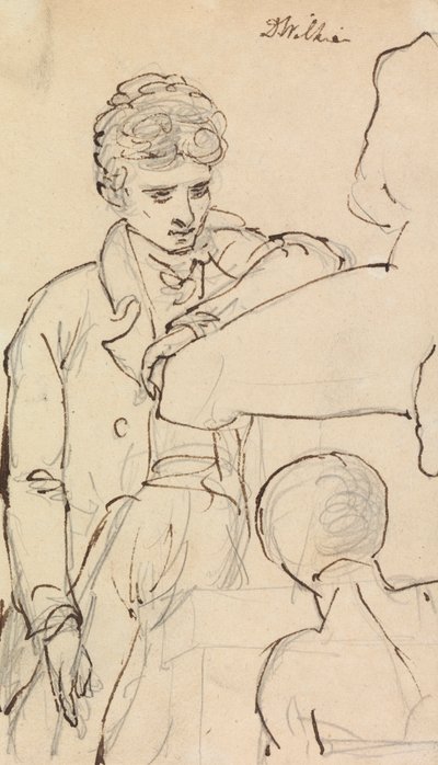 Studie af en mand af Benjamin Robert Haydon