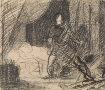 The Murder of Duncan - Macbeth with the Body (og Lady Macbeth nærmer sig) af Benjamin Robert Haydon