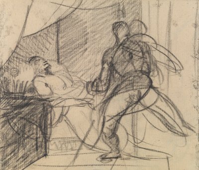The Murder of Duncan - Macbeth with the Body (og Lady Macbeth nærmer sig) af Benjamin Robert Haydon