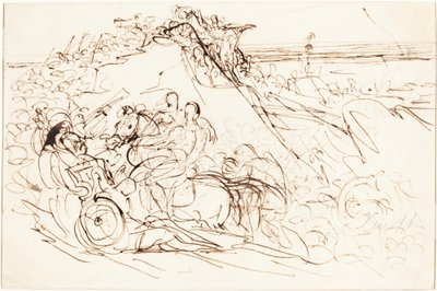 Xenophon og grækerne ser havet [recto] af Benjamin Robert Haydon