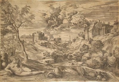 Medoro og Angelica af Benjamin Thomas Pouncy