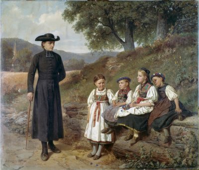 Sommersøndag af Benjamin Vautier