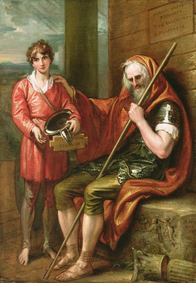 Belisarius og drengen, 1802 af Benjamin West