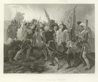 General Wolfes død af Benjamin West