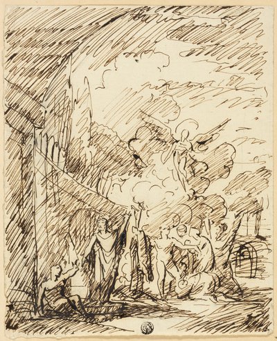 Figurer i Landskab af Benjamin West