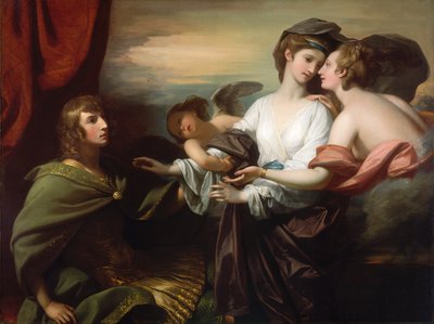 Helen bragt til Paris, 1776. af Benjamin West