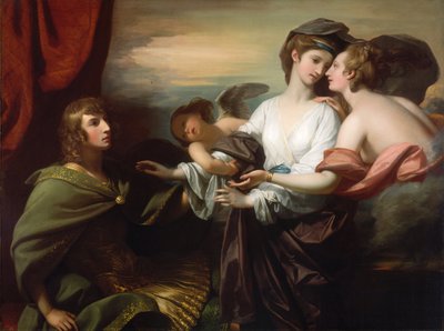 Helen bragt til Paris, 1776 af Benjamin West