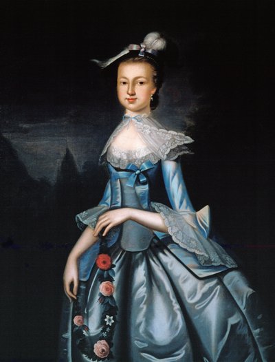 Jane Galloway (1745-86) af Benjamin West