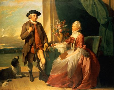 Mr. Robert Grafton og Mrs. Mary Partridge Wells Grafton, 1773 af Benjamin West