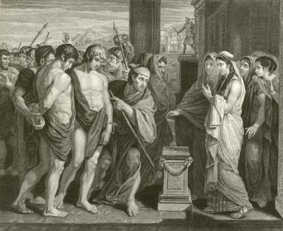 Pylades og Orestes af Benjamin West
