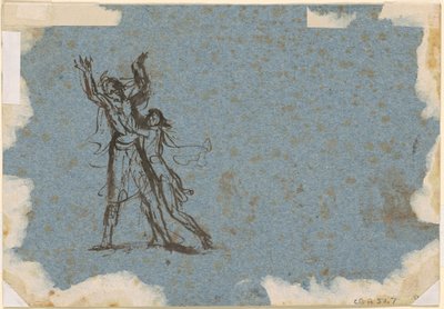 Studie til "Jeftas datter" af Benjamin West