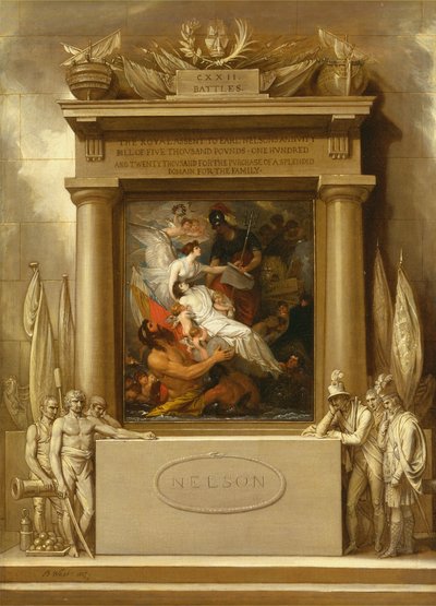 Die Apotheose von Nelson af Benjamin West