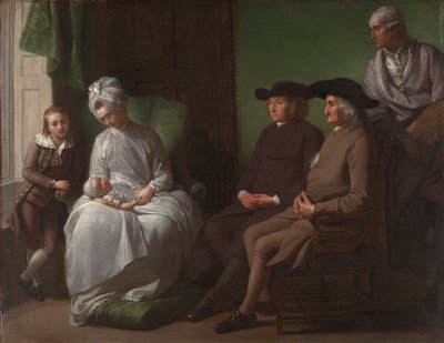 Kunstneren og hans familie af Benjamin West