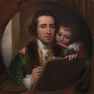 Kunstneren og hans søn Raphael af Benjamin West