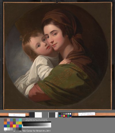 Kunstnerens Hustru Elizabeth og deres Søn Raphael af Benjamin West