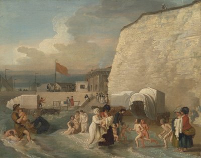 Badepladsen ved Ramsgate af Benjamin West