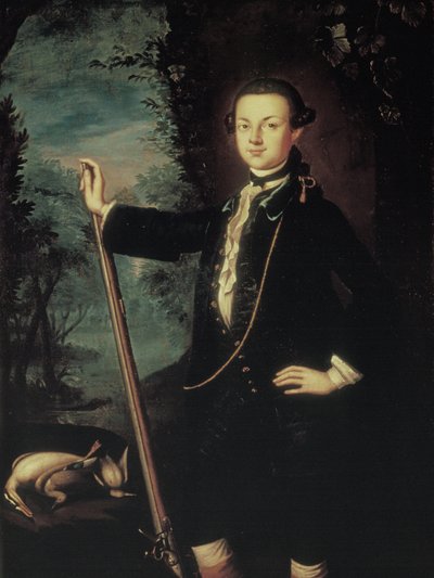 Thomas Mifflin (1744-1800), ca. 1757-59 (olie på lærred) af Benjamin West