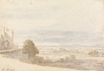 Windsor Great Park fra Castle Terrace af Benjamin West