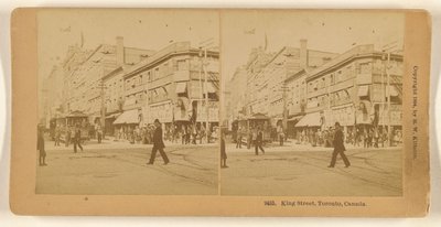 King Street, Toronto, Canada. af Benjamin West Kilburn