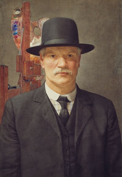 Selvportræt, 1914-16 af Benjamin Williams