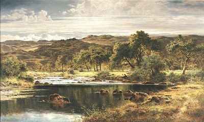 En lys eftermiddag, North Wales af Benjamin Williams Leader