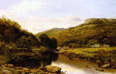 En god eftermiddag i det nordlige Wales af Benjamin Williams Leader