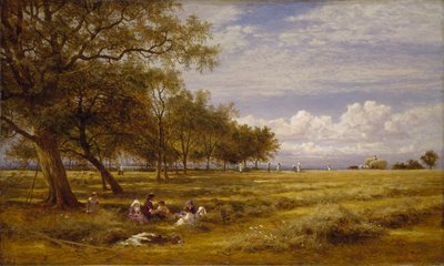 En engelsk hømark, 1878 af Benjamin Williams Leader