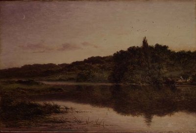 Aften i Streatley, Bedfordshire af Benjamin Williams Leader