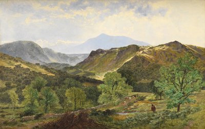 Moel Siabod - i læderdalen, 1871 af Benjamin Williams Leader