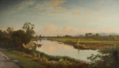 Smooth Severn Stream, 1886 af Benjamin Williams Leader