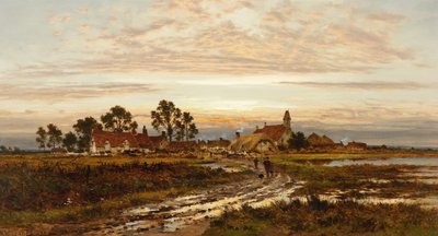 Worcestershire Morning Clearing efter regn, 1897 af Benjamin Williams Leader